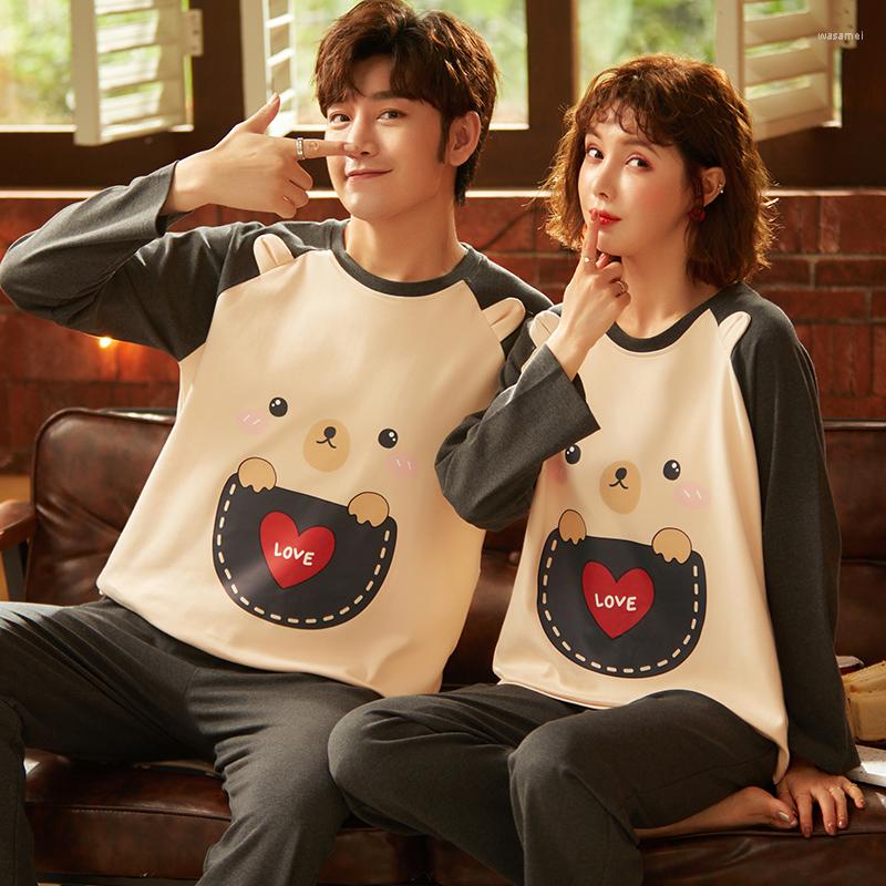 Men's Sleepwear Men Cotton Home Suit Autumn Women Pajamas Set Long Sleep Tops Pant Female Homgwear Male Loungewear Hombre Mujer, Style 4
Men's Sleepwear Men Cotton Home Suit Autumn Women Pajamas Set Long Sleep Tops Pant Female Homgwear Male Loungewear Hombre Mujer, Style 4