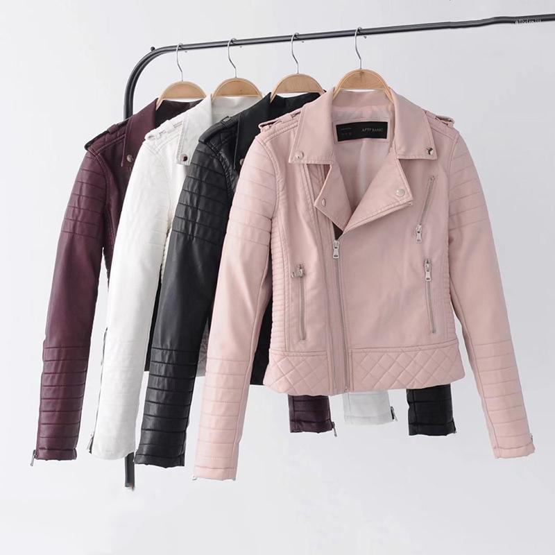 Women' Leather Chic Women Pu Jackets Turn Down Collar Long Sleeve Casual Outwear Coat Solid Slim Short Lady Coats, Black
Women' Leather Chic Women Pu Jackets Turn Down Collar Long Sleeve Casual Outwear Coat Solid Slim Short Lady Coats, Black