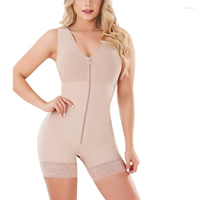 Women' Shapers Sleeveless Overbust Shapewear With Zipper Open Crotch Skims Faja High Waist Mid-Length Body Shaper After Liposuction Man, Beige
Women' Shapers Sleeveless Overbust Shapewear With Zipper Open Crotch Skims Faja High Waist Mid-Length Body Shaper After Liposuction Man, Beige
