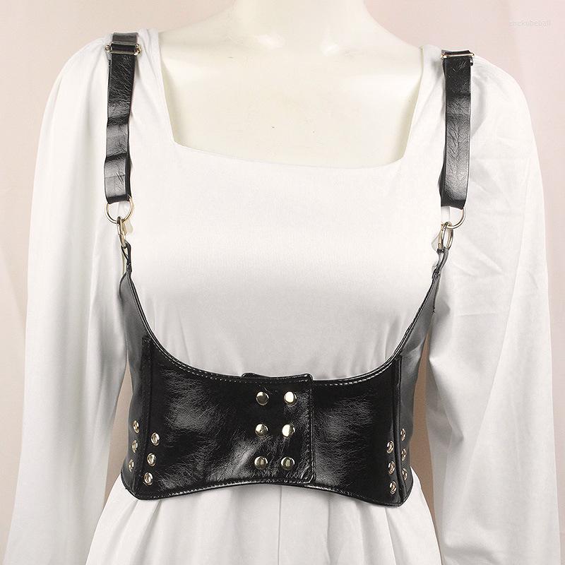 Belts PU Leather Harness Fashion Women Body Bondage Cage Sculpting Waist Straps Suspenders Goth Harajuku Belt, Black
Belts PU Leather Harness Fashion Women Body Bondage Cage Sculpting Waist Straps Suspenders Goth Harajuku Belt, Black