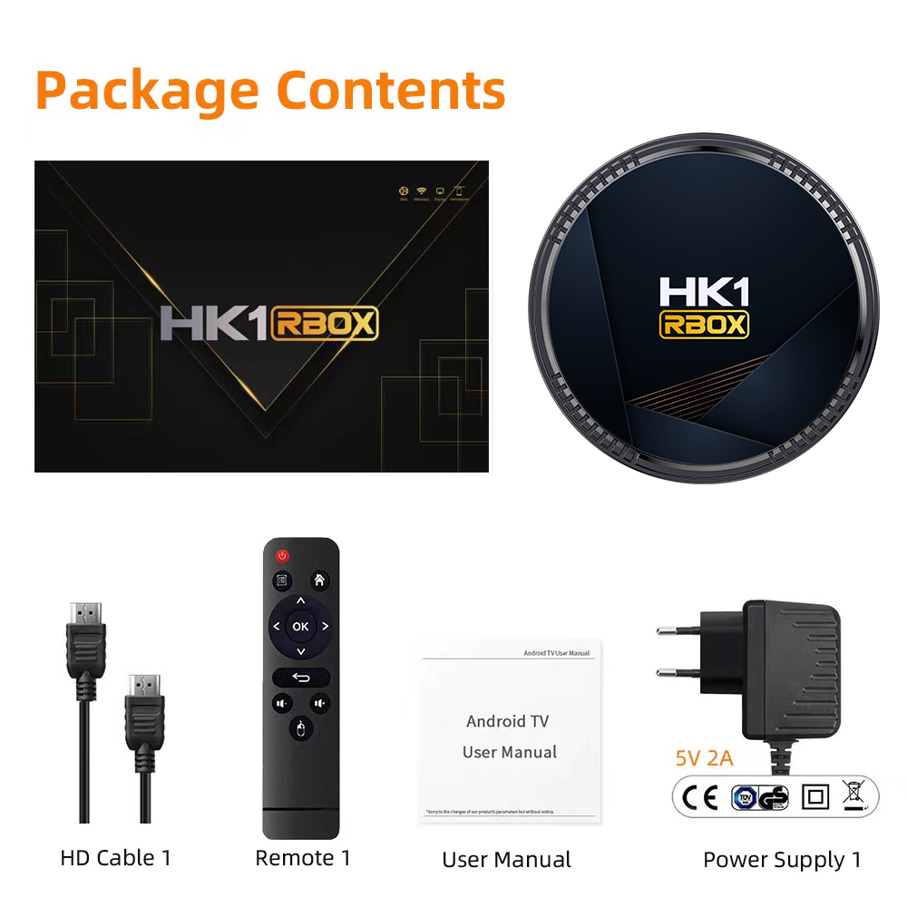 128GB HK1 RBOX H8 Android 12 TV Box Allwinner H618 16GB 32GB 64GB Wifi6 BT5.0 H.265 4K HDR Media Player HK1RBOX