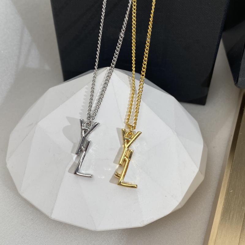 Fashion Women Designer Silver Necklaces Gold Necklace For Men Jewelry Luxury Letters Fashion Y Necklace Letter Pendant Chain Link Box New
Fashion Women Designer Silver Necklaces Gold Necklace For Men Jewelry Luxury Letters Fashion Y Necklace Letter Pendant Chain Link Box New
