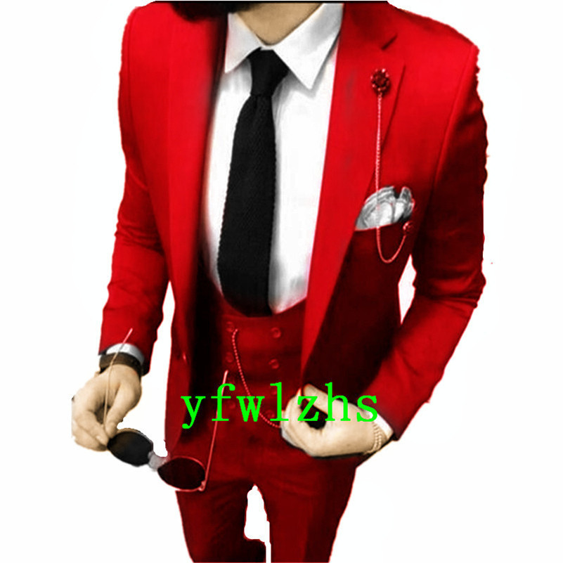 Wedding Tuxedos One Button Men Suits Groomsmen Notch Lapel Groom Tuxedos Wedding/Prom Man Blazer Jacket Pants Vest Tie W1189, Same as image
Wedding Tuxedos One Button Men Suits Groomsmen Notch Lapel Groom Tuxedos Wedding/Prom Man Blazer Jacket Pants Vest Tie W1189, Same as image
