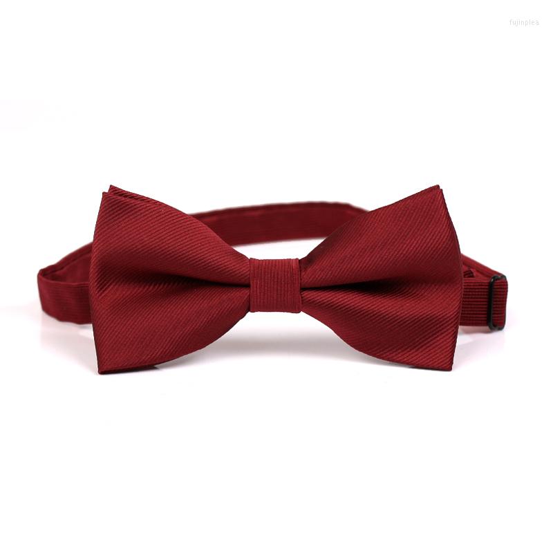 Bow Ties Solid Striped Wine Red Tie For Men Bowtie Fashion Mens Wedding Party Butterfly Knot Necktie With Gift Box
Bow Ties Solid Striped Wine Red Tie For Men Bowtie Fashion Mens Wedding Party Butterfly Knot Necktie With Gift Box