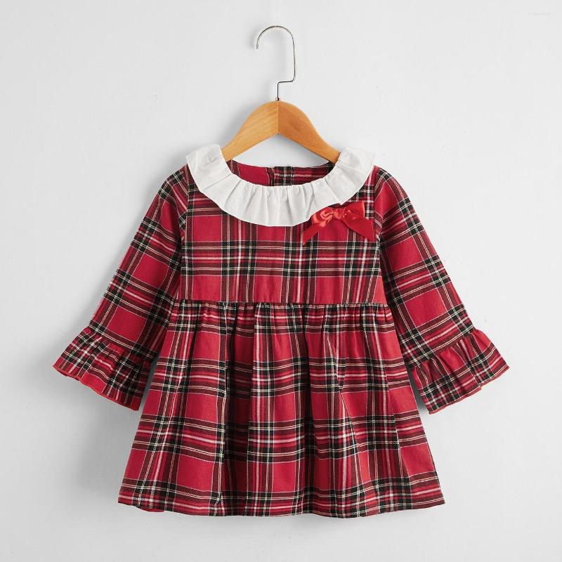 Girl Dresses Wholesale Spring Autumn Children Girls Dress Doll Collar Red Plaid Fashion Casual College Style Soft Fabric, Picture shown
Girl Dresses Wholesale Spring Autumn Children Girls Dress Doll Collar Red Plaid Fashion Casual College Style Soft Fabric, Picture shown