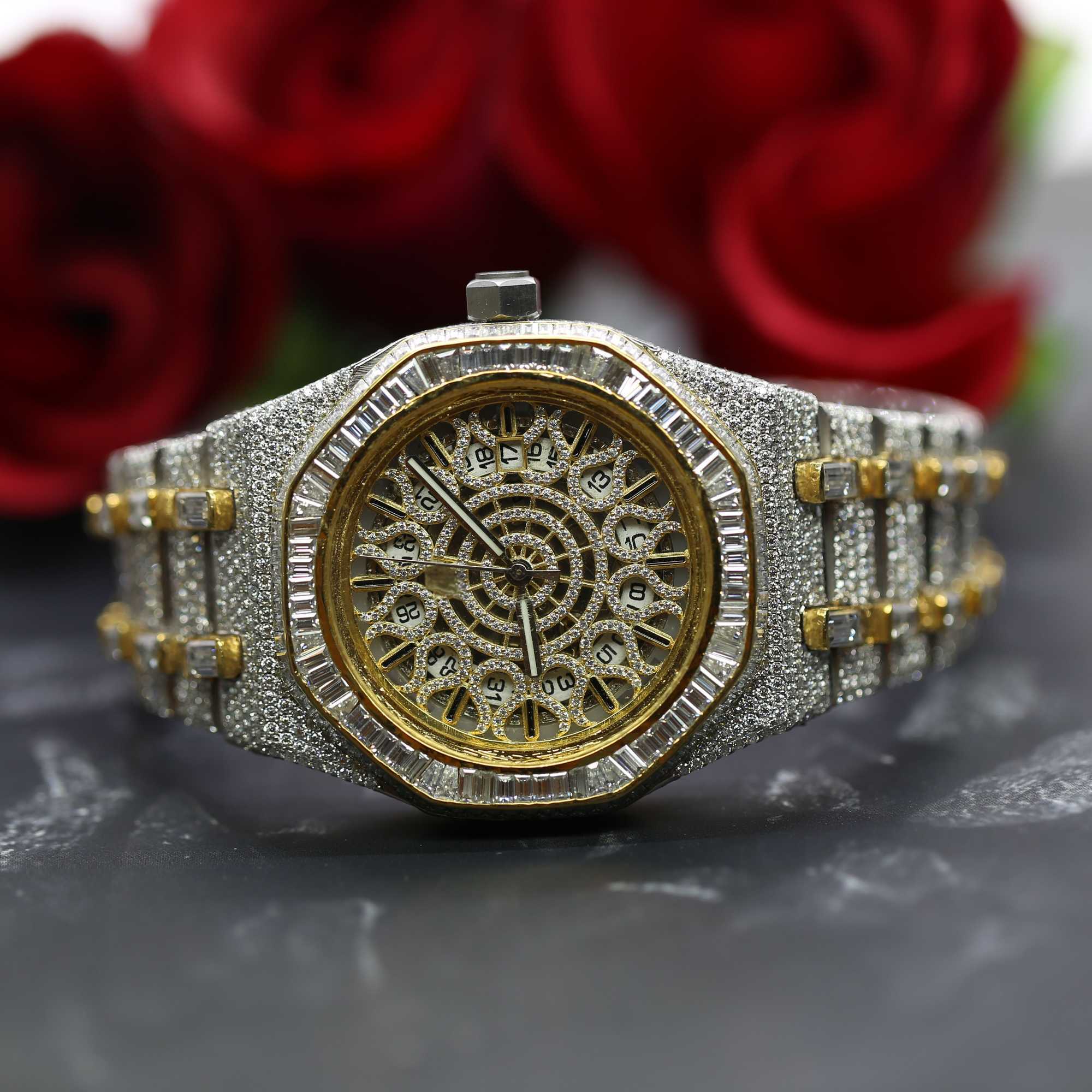 Other Watches Wristwatches iced out customize diamond luxury men's watch handmade fine jewelry manufacturer natural diamond watch
Other Watches Wristwatches iced out customize diamond luxury men's watch handmade fine jewelry manufacturer natural diamond watch