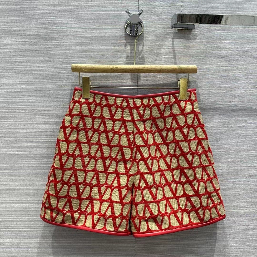 Milan Runway Shorts 2023 New Spring Summer Casual Fashion Straight Designer Shorts Brand Same Style trousers Women' 1204-3, Red
Milan Runway Shorts 2023 New Spring Summer Casual Fashion Straight Designer Shorts Brand Same Style trousers Women' 1204-3, Red