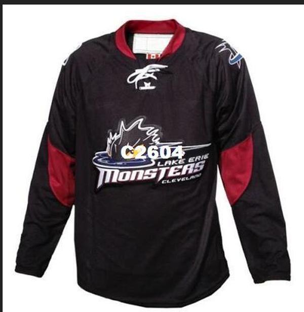 Real Men real Full embroidery Customize AHL Cleveland Lake Erie Monsters Hockey Jersey or custom any name or number, White
Real Men real Full embroidery Customize AHL Cleveland Lake Erie Monsters Hockey Jersey or custom any name or number, White