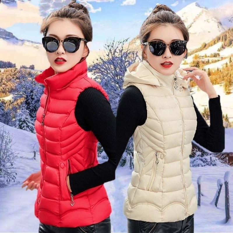 Women's Vests Down Cotton Vest Women Winter Warm Waistcoats Ladies Short Sleeveless Jackets Female Zipper Fashion Coat Colete Feminino E851, Black
Women's Vests Down Cotton Vest Women Winter Warm Waistcoats Ladies Short Sleeveless Jackets Female Zipper Fashion Coat Colete Feminino E851, Black