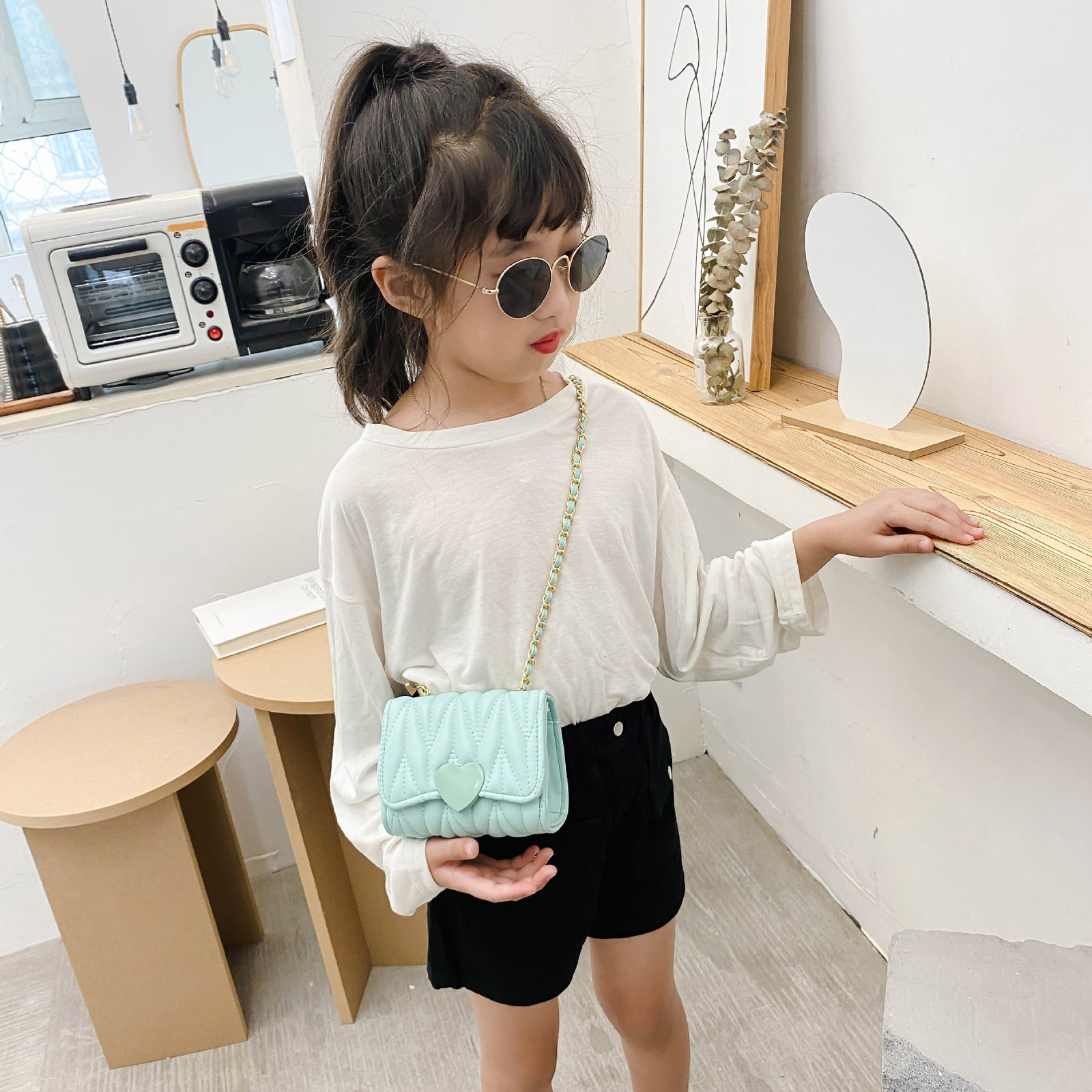 Backpacks Lovely Children s Crossbody Bags PU Leather Cute Girls Mini Shoulder Bag for Kids Fashion Coin Purse Handbags 221203