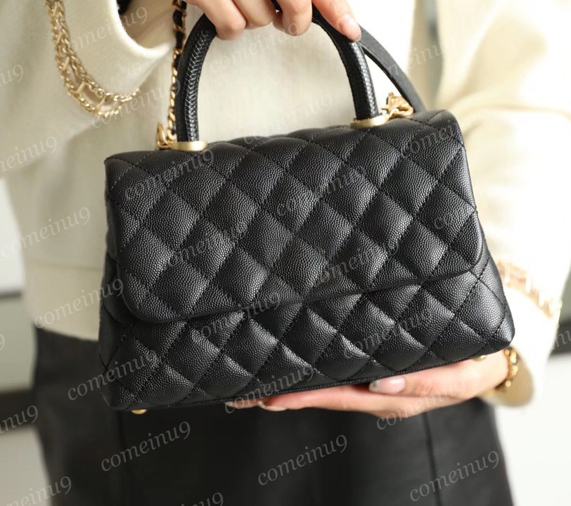 Original Lizard Leather Handle Shoulder Chain Bag 23cm Women Caviar Crossbody Messenger Flap Bags Designer Handbags Gold Silver Hardware with box 10A Quality, Black red 23cm
Original Lizard Leather Handle Shoulder Chain Bag 23cm Women Caviar Crossbody Messenger Flap Bags Designer Handbags Gold Silver Hardware with box 10A Quality, Black red 23cm