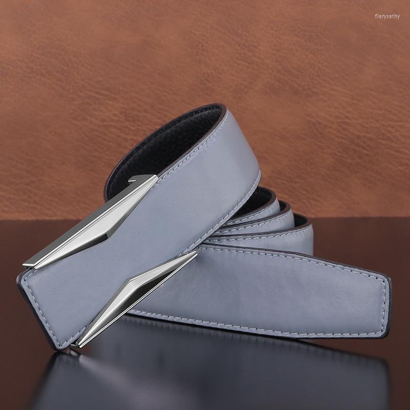 Belts High Quality Fashion Light Gray Slide Buckle Personality Men Genuine Leather Young Leisure Ceinture Homme, Black
Belts High Quality Fashion Light Gray Slide Buckle Personality Men Genuine Leather Young Leisure Ceinture Homme, Black
