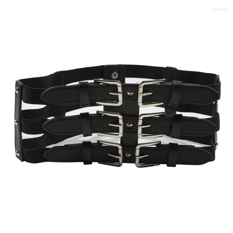 Belts Women's Fashion Shoulder Belt Waist Seal Decoration Girls Black Punk Style Suspender With Suit Elastic For Ladies
Belts Women's Fashion Shoulder Belt Waist Seal Decoration Girls Black Punk Style Suspender With Suit Elastic For Ladies