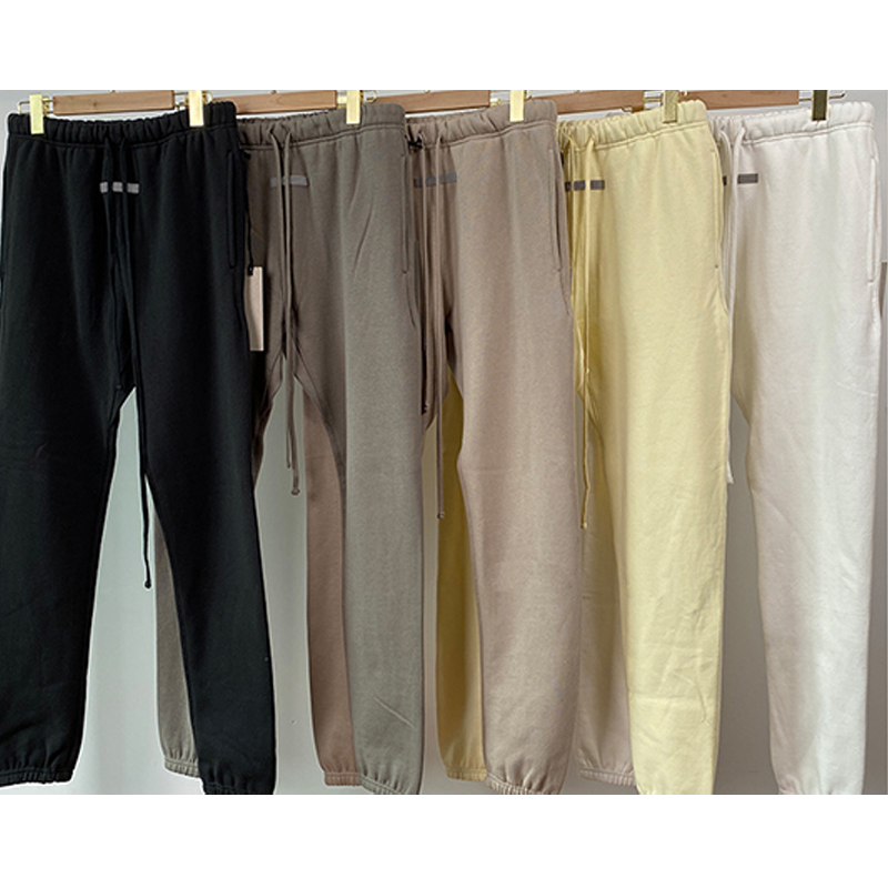 20SS Reflective Lettering Pants Sweatpants Casual Long Fleeced Joggers Trousers Men Women Hip Hop Streetwear MG220104