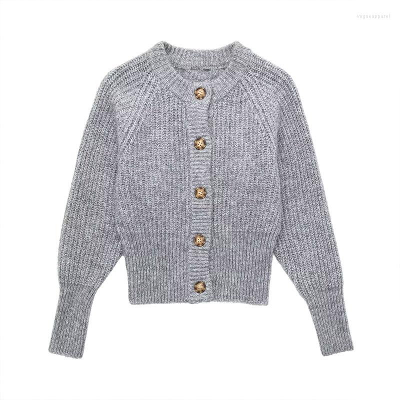 Women' Knits ZATRHMBM 2022 Autumn Fashion Gray Knitted Sweater Cardigan Vintage O-Neck Long Sleeve Button Up Female Sweaters Chic Top
Women' Knits ZATRHMBM 2022 Autumn Fashion Gray Knitted Sweater Cardigan Vintage O-Neck Long Sleeve Button Up Female Sweaters Chic Top