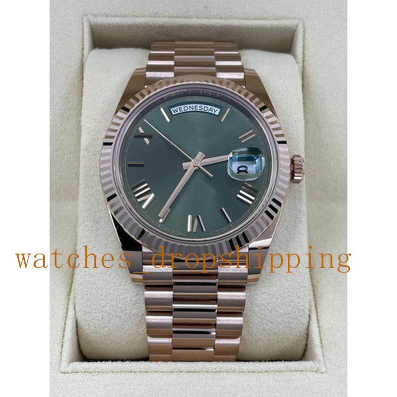 Mens Watches Green Roman Dial Rose Gold 41mm Daydate Automatic Mechanical Movement Ref.228235 Oyster Stainless Steel Wristwatches Gifts Montre De Luxe, Watch
Mens Watches Green Roman Dial Rose Gold 41mm Daydate Automatic Mechanical Movement Ref.228235 Oyster Stainless Steel Wristwatches Gifts Montre De Luxe, Watch