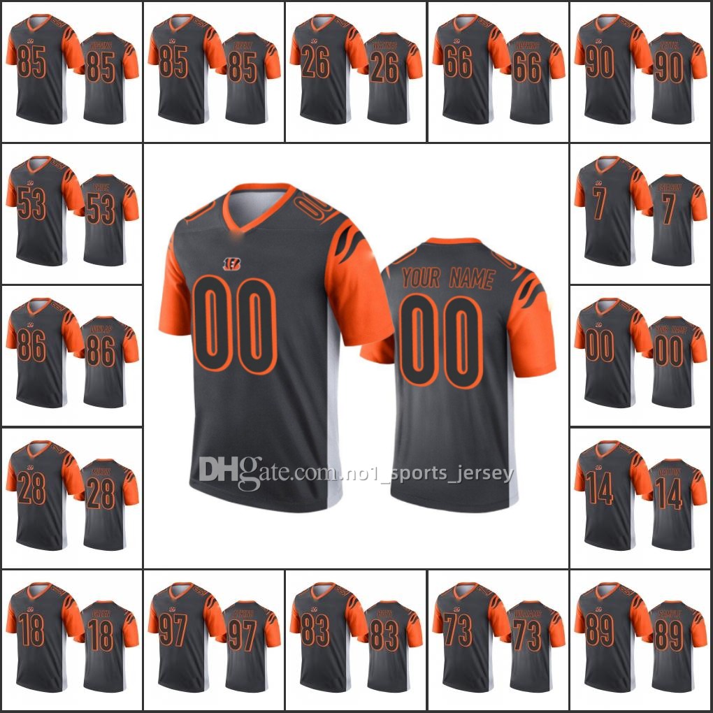 Jersey Cincinnati''Bengals''Men #9 Joe Burrow 85 Tee Higgins 18 A.J. Green 28 Mixon''NFL''Women Youth Silver Inverted Legend Jersey Wholesale
Jersey Cincinnati''Bengals''Men #9 Joe Burrow 85 Tee Higgins 18 A.J. Green 28 Mixon''NFL''Women Youth Silver Inverted Legend Jersey Wholesale
