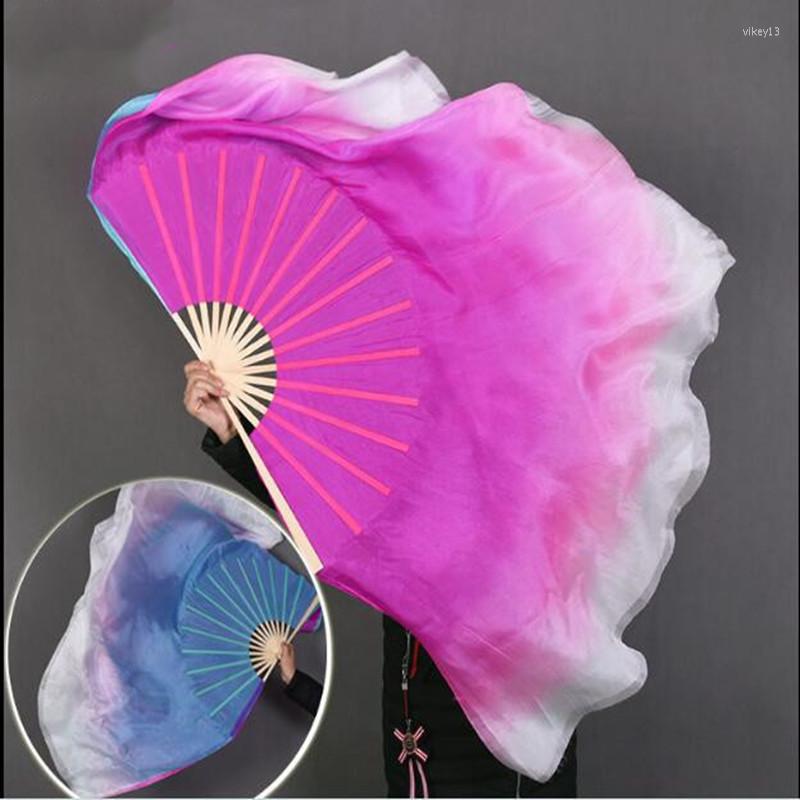 Stage Wear Double Side Different Color Real Silk Fan Veils Pair Chiense Kite Dancer Performance Show Props Big Size Wholesale, 41cm(31cm 10cm)
Stage Wear Double Side Different Color Real Silk Fan Veils Pair Chiense Kite Dancer Performance Show Props Big Size Wholesale, 41cm(31cm 10cm)