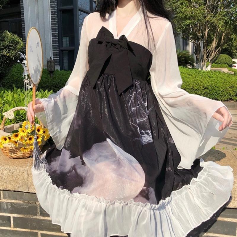 Casual Dresses Japanese Soft Lolita Dress Women Elegant Princess Kawaii Vintage Fairy Female Sweet Ruffle High Waist Korean Party
Casual Dresses Japanese Soft Lolita Dress Women Elegant Princess Kawaii Vintage Fairy Female Sweet Ruffle High Waist Korean Party