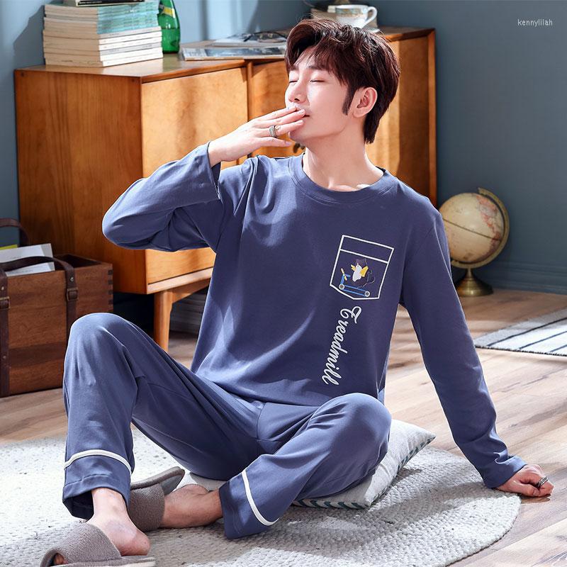 Men's Sleepwear 2 Pieces Set Cotton Home Suit For Men Plus Size L-3XL Pajamas Man Pijama Hombre Korean Nightwear Sleep Tops Pant, Style 17
Men's Sleepwear 2 Pieces Set Cotton Home Suit For Men Plus Size L-3XL Pajamas Man Pijama Hombre Korean Nightwear Sleep Tops Pant, Style 17