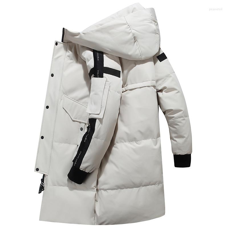 Men's Down Winter Jacket Hooded Solid Color Long Thicken Warm Loose Puffer Coats Male Casual Windproof Breathable Parkas, Color3
Men's Down Winter Jacket Hooded Solid Color Long Thicken Warm Loose Puffer Coats Male Casual Windproof Breathable Parkas, Color3