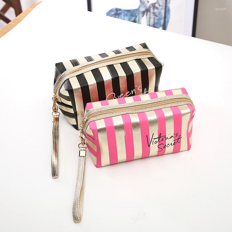 Cosmetic Bags Golden Striped Bag PU Leather Laser Octagonal Storage Ladies Clutch Portable Wash Makeup Pouch, White
Cosmetic Bags Golden Striped Bag PU Leather Laser Octagonal Storage Ladies Clutch Portable Wash Makeup Pouch, White