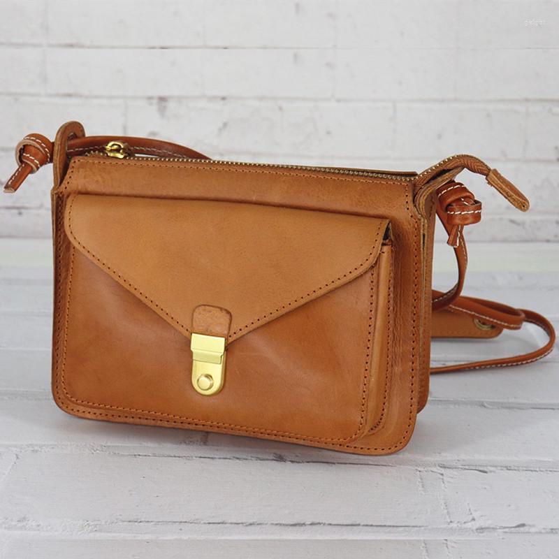 Evening Bags Vintage Women Messenger Vegetable Tanned First Layer Cowhide Shoulder Bag Fmale Genuine Leather Handbags Small Purse, Auburn
Evening Bags Vintage Women Messenger Vegetable Tanned First Layer Cowhide Shoulder Bag Fmale Genuine Leather Handbags Small Purse, Auburn