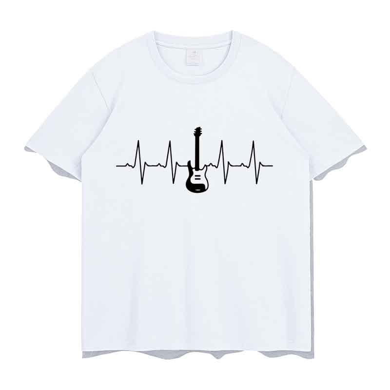 Men's T Shirts Guitar Printed Short-Sleeve Men Summer Cotton Casual Tees Fashion Loose Graphic Streetwear Tops, Sky blue
Men's T Shirts Guitar Printed Short-Sleeve Men Summer Cotton Casual Tees Fashion Loose Graphic Streetwear Tops, Sky blue
