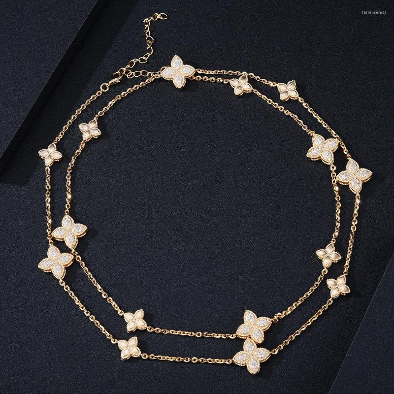 Choker Siscathy Fashion Lucky Flower Chokers Long Necklaces Zircon For Women Accessories Nigerian African Jewelry Gift
Choker Siscathy Fashion Lucky Flower Chokers Long Necklaces Zircon For Women Accessories Nigerian African Jewelry Gift