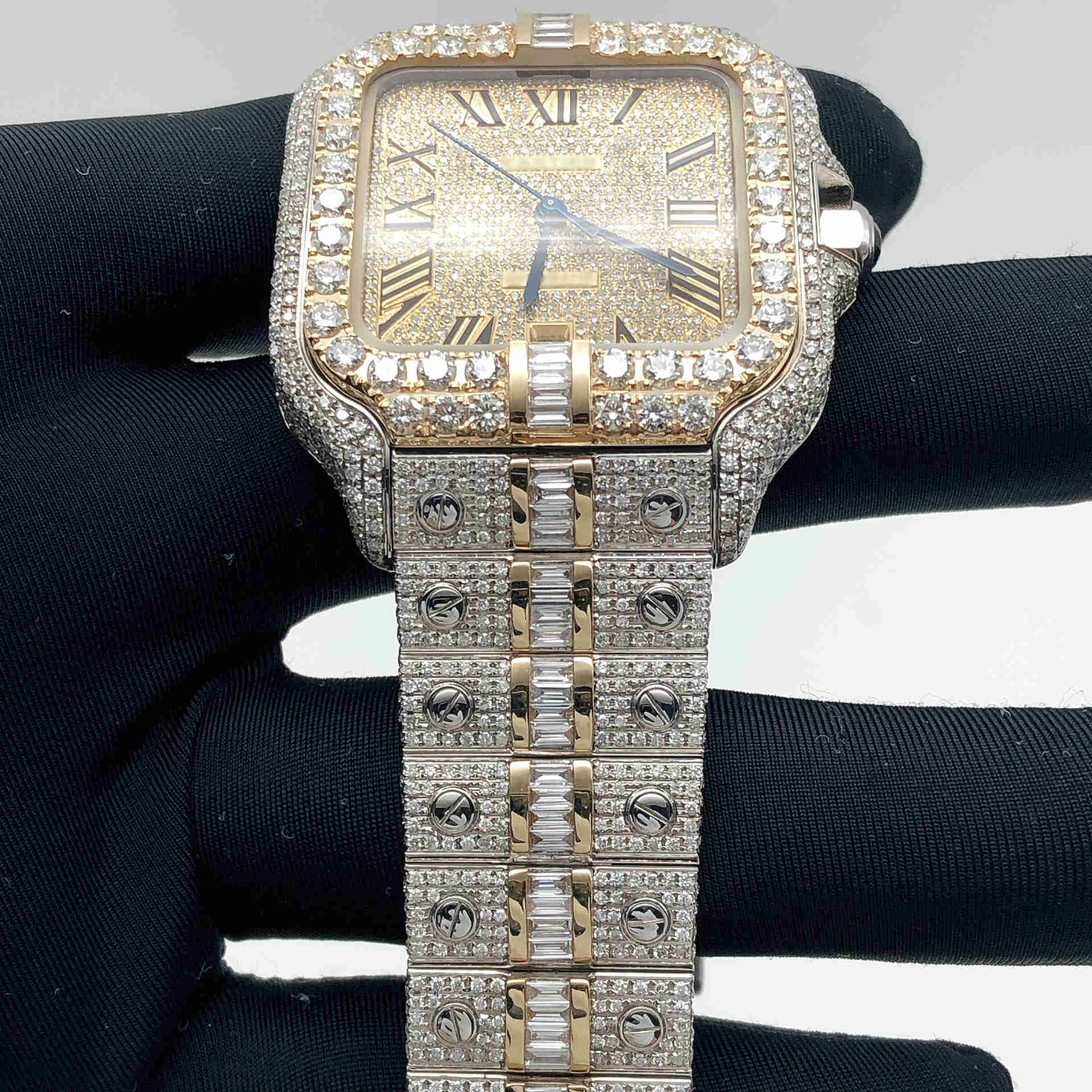 2023Wristwatches Custom Men And Women Watch Diamond Iced Out Luxury Automatic Movement Fashion Bling Dial Bezel Band VVS VV, Cdw0004
2023Wristwatches Custom Men And Women Watch Diamond Iced Out Luxury Automatic Movement Fashion Bling Dial Bezel Band VVS VV, Cdw0004