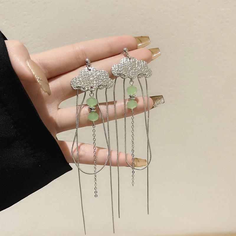 Backs Earrings 13 Cm Silver Color Trendy Temperament Cloud Without Hole Vintage Metal Long Tassel Ear Clip On No Piercing
Backs Earrings 13 Cm Silver Color Trendy Temperament Cloud Without Hole Vintage Metal Long Tassel Ear Clip On No Piercing