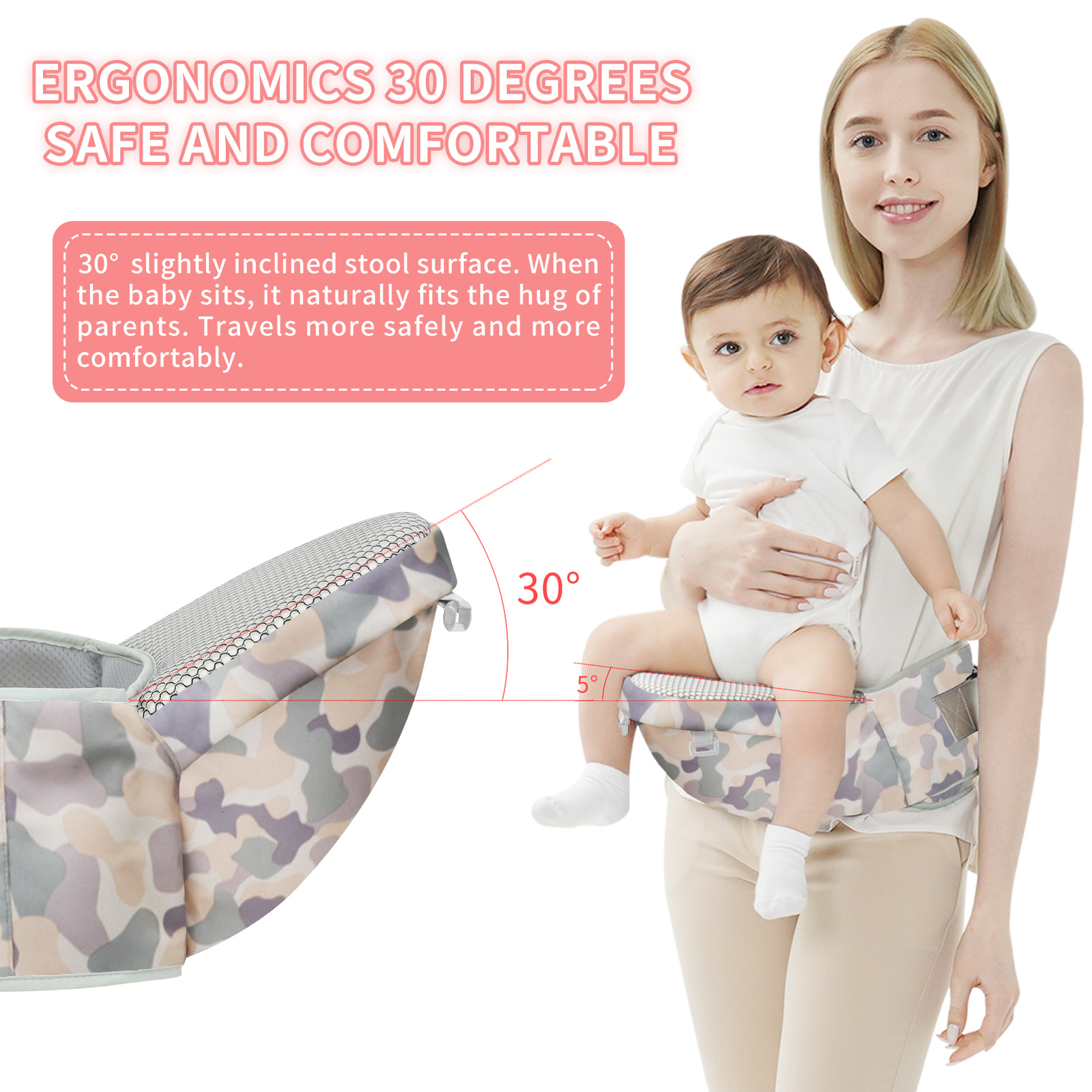 s Slings Backpacks Baby Backpack born to Toddler 6 in 1 Ergonomic Kangaroo Wrap Sling Travel Bag From 0 36 Months Accessories 221203