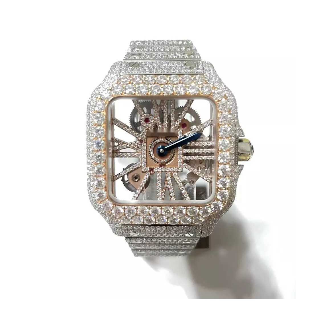 Wristwatches Hip Hop Diamond Watch Round Cut All Size Customize Natural Handmade Diamond Watch for Men's Diamond Watch5TBK, Yellow
Wristwatches Hip Hop Diamond Watch Round Cut All Size Customize Natural Handmade Diamond Watch for Men's Diamond Watch5TBK, Yellow