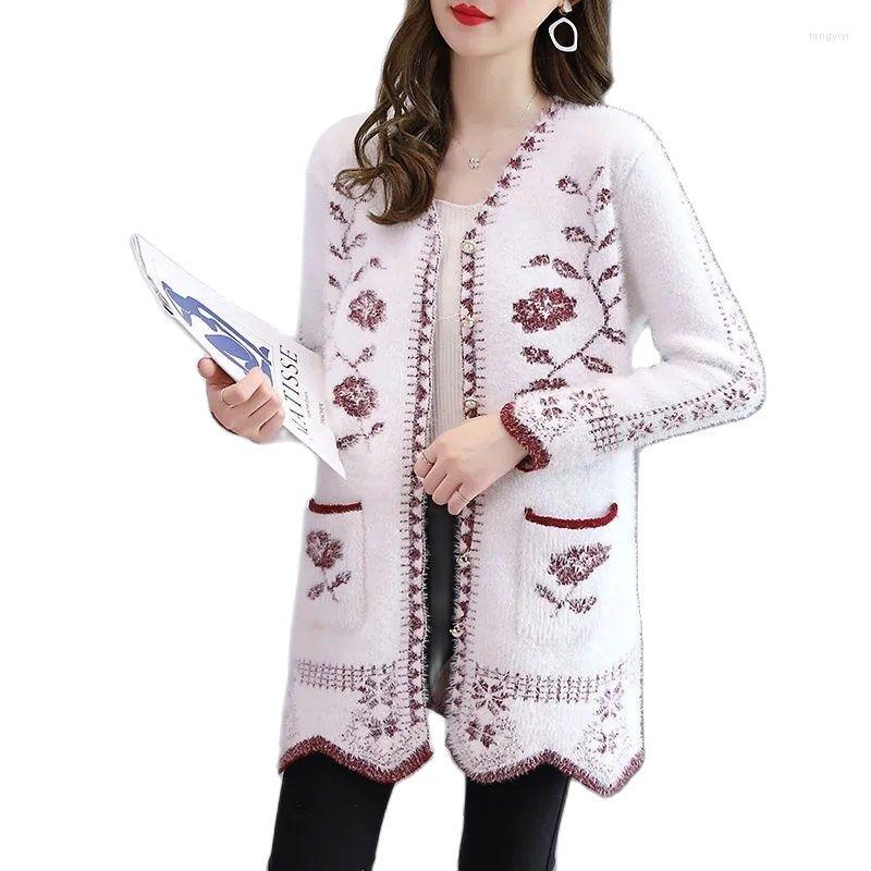 Women' Knits Autumn Winter Thick Imitation Mink Fleece Sweater Women' 2022 Loose Knitted Mid-length Tops Coats, Black
Women' Knits Autumn Winter Thick Imitation Mink Fleece Sweater Women' 2022 Loose Knitted Mid-length Tops Coats, Black