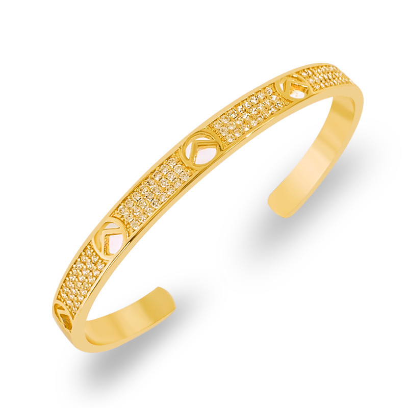 Luxury love full diamond bangle bracelet women bracelets 18K gold diamonds Braclet fashion jewelry open style valentine day gift for girlfriend proposal wedding
Luxury love full diamond bangle bracelet women bracelets 18K gold diamonds Braclet fashion jewelry open style valentine day gift for girlfriend proposal wedding