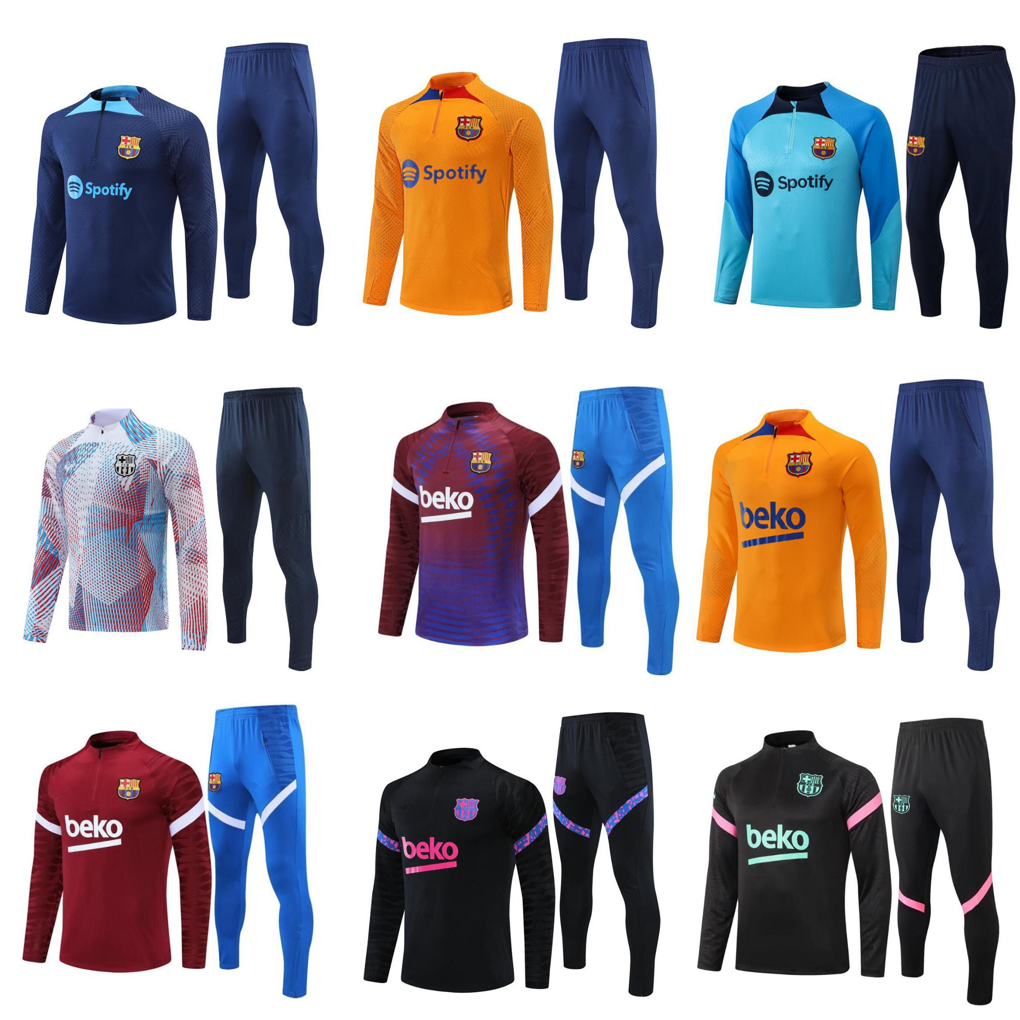 21/22/23 Barcelona football tracksuits soccer jerseys ANSU FATI Camisetas de LEWANDOWSKI men and kids barca football TRACKSUIT SET PEDRI GAVI training suit
21/22/23 Barcelona football tracksuits soccer jerseys ANSU FATI Camisetas de LEWANDOWSKI men and kids barca football TRACKSUIT SET PEDRI GAVI training suit