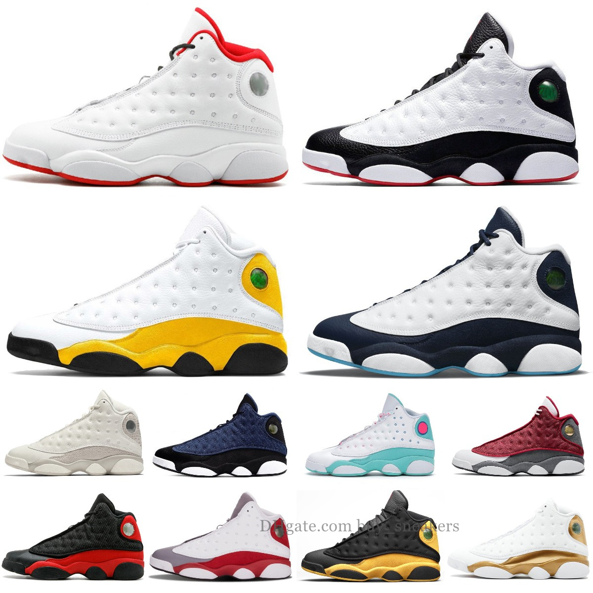 Basketball Shoes Sneakers Gym Red Flint Hyper Royal French Blue Linen Island Green Obsidian Bred Midnight Navy Purple Yellow Black Cat New Xiii 13 13S Del Sol Barons, Box
Basketball Shoes Sneakers Gym Red Flint Hyper Royal French Blue Linen Island Green Obsidian Bred Midnight Navy Purple Yellow Black Cat New Xiii 13 13S Del Sol Barons, Box