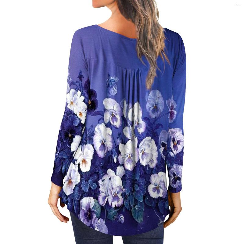 Women' T Shirts Womens Casual Long Sleeve Print Tops Hide Belly Tunic Cute Flowy Henley Tshirt Dressy Blouses, Blue
Women' T Shirts Womens Casual Long Sleeve Print Tops Hide Belly Tunic Cute Flowy Henley Tshirt Dressy Blouses, Blue