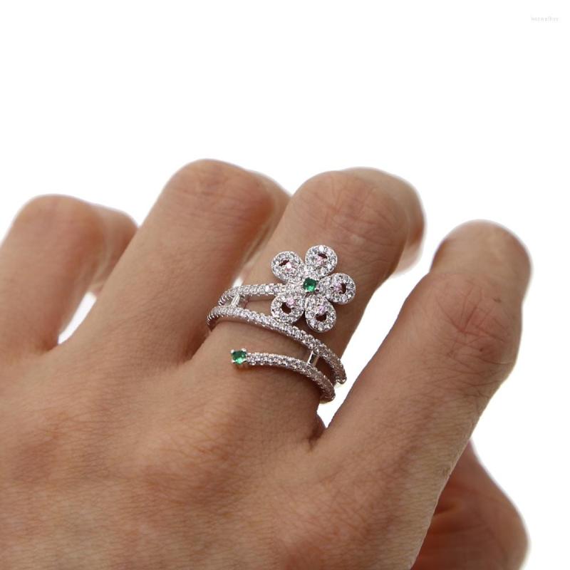 Wedding Rings Micro Pave Cz Cubic Zirconia Flower Charm Silver Color Beautiful Women Finger Ring Jewelry 2022 Summer
Wedding Rings Micro Pave Cz Cubic Zirconia Flower Charm Silver Color Beautiful Women Finger Ring Jewelry 2022 Summer