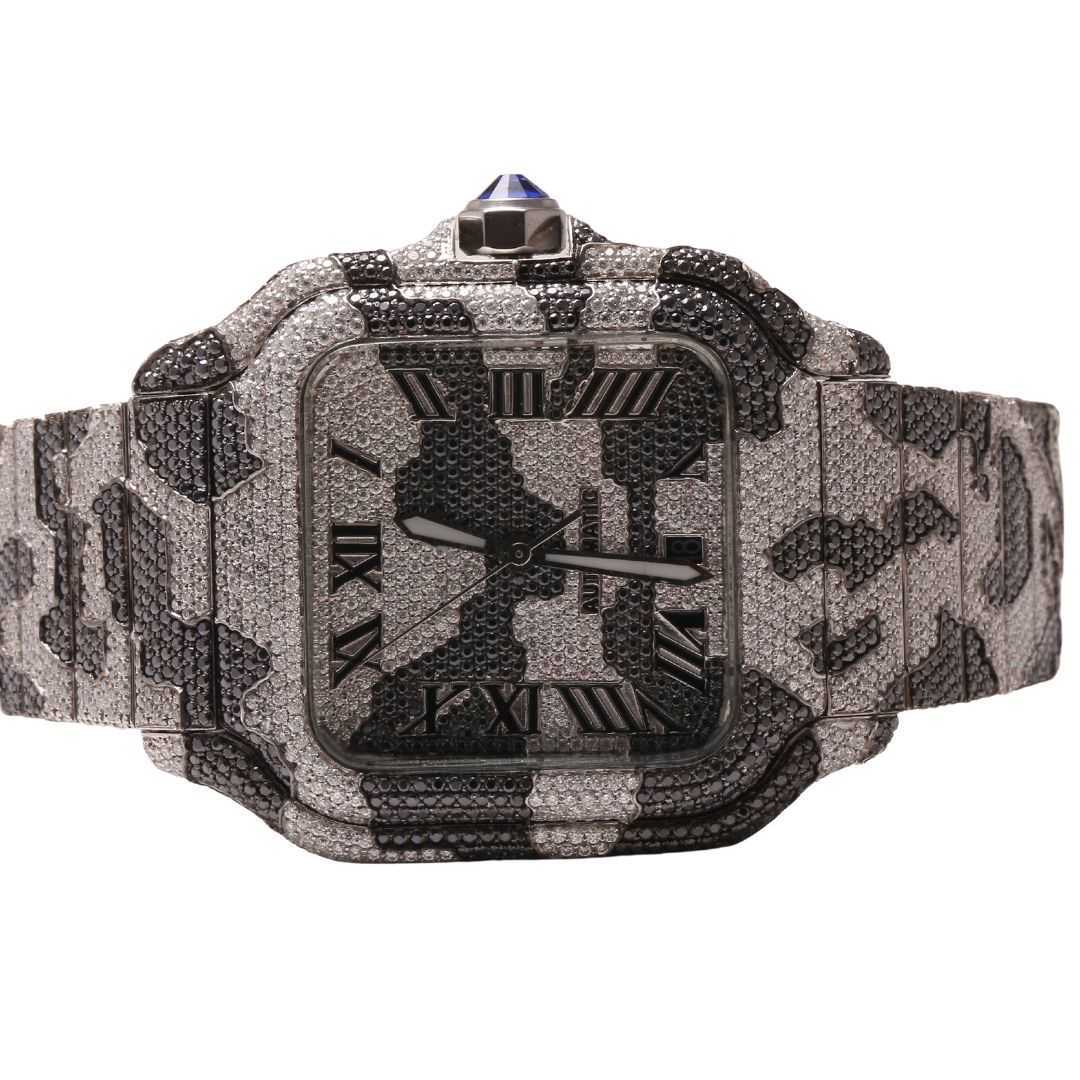 Wristwatches hip hop diamond watch round cut all size customise natural handmade diamond watch for mens diamond watch, Gold6
Wristwatches hip hop diamond watch round cut all size customise natural handmade diamond watch for mens diamond watch, Gold6