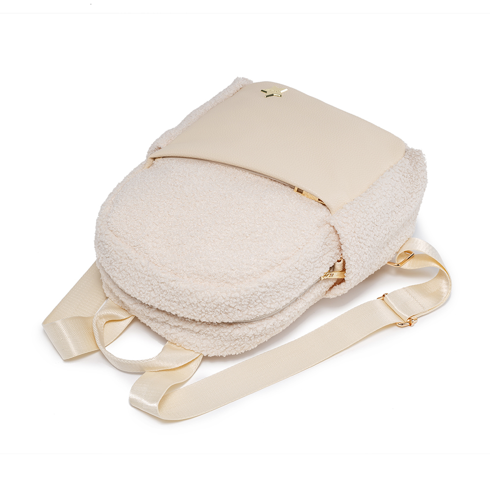 Backpacks Soboba Fashion Kids Bag for Kindergarden Warm Velvet Leather Children Outside Picnic School Large Capacity 221203