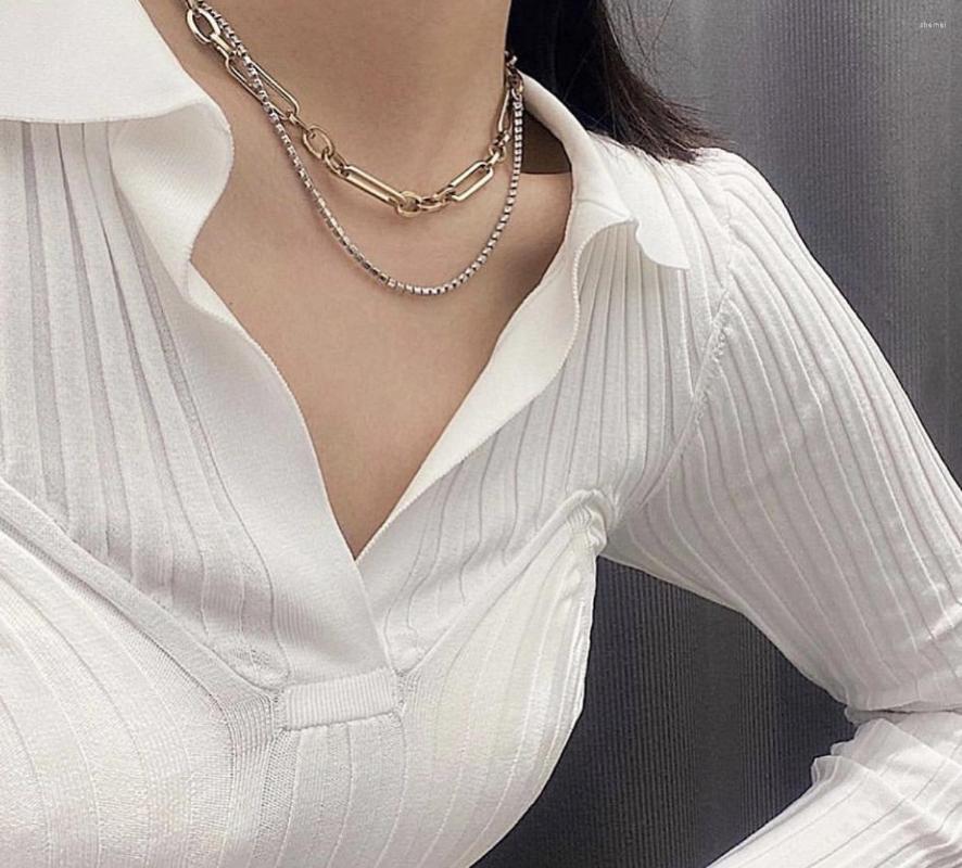 Choker Hip Hop Style Neck Chain Luxury Cubic Zirconia Necklaces Women's Korean Fashion Double Layer Chains Delicate Chokers
Choker Hip Hop Style Neck Chain Luxury Cubic Zirconia Necklaces Women's Korean Fashion Double Layer Chains Delicate Chokers