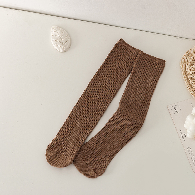 Kids Socks 5 Pairs Lot Baby Girls Knee High Soft Cotton Princess Socken Children Boys Long Sock Ruffle 2 8Years Leg Warmers 221203