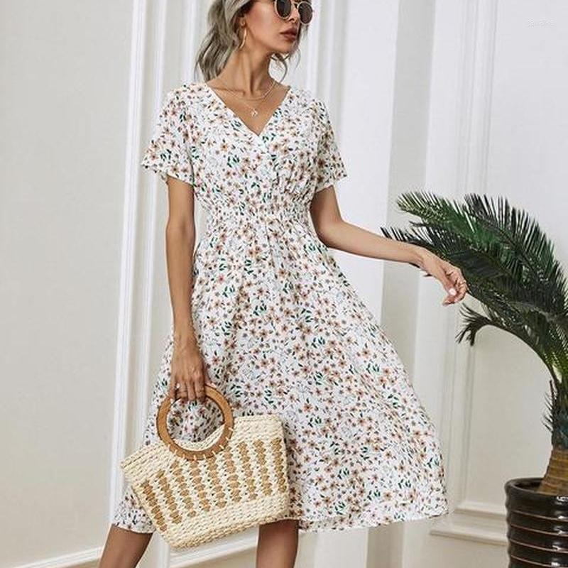 Party Dresses 2022 Spring And Summer White Floral Print Chiffon Beach Dress Casual V-neck Short-sleeve A-line Ladies Midi, Black
Party Dresses 2022 Spring And Summer White Floral Print Chiffon Beach Dress Casual V-neck Short-sleeve A-line Ladies Midi, Black