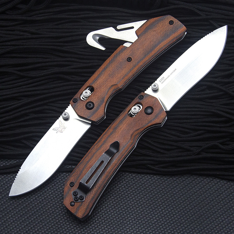 Benchmade 15060 Hunt Creek Folding Knife 3.50" S30V Blade with Gut Hook Dymondwood Handles - 15060-2 Outdoor Camping Hunting Pocket Knives Tactical EDC Tools
Benchmade 15060 Hunt Creek Folding Knife 3.50" S30V Blade with Gut Hook Dymondwood Handles - 15060-2 Outdoor Camping Hunting Pocket Knives Tactical EDC Tools