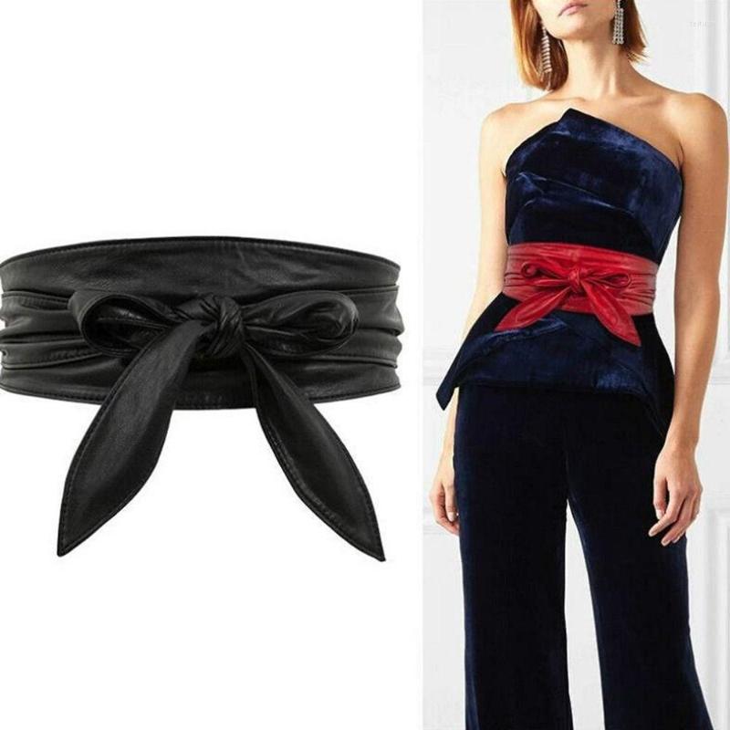 Belts Women Simple Wrap Slim Fit Bowknot Leather Belt Corset Waistband Ladies Dress Cummerbands Wide Waist Band, Red
Belts Women Simple Wrap Slim Fit Bowknot Leather Belt Corset Waistband Ladies Dress Cummerbands Wide Waist Band, Red