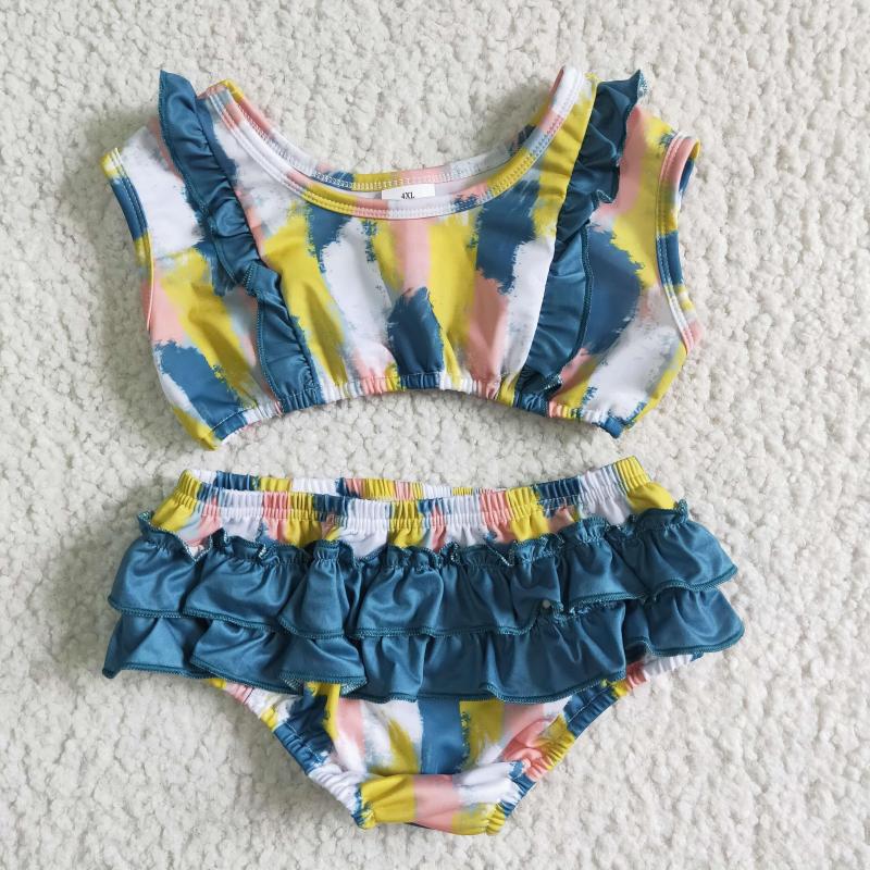 Clothing Sets Summer Baby Girl Clothes Swimming Pool Tie Dry Print Watercolor Bikini Two Piece Set Boutique Kids Suit RTS, Multi
Clothing Sets Summer Baby Girl Clothes Swimming Pool Tie Dry Print Watercolor Bikini Two Piece Set Boutique Kids Suit RTS, Multi