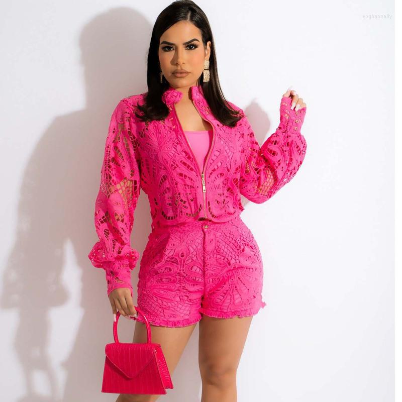 Women' Tracksuits KEXU Lace Embroidery Hole Two 2 Piece Set For Women Beach Outfits Long Sleeve Tops And Shorts Matching Sexy Tracksuit, Black
Women' Tracksuits KEXU Lace Embroidery Hole Two 2 Piece Set For Women Beach Outfits Long Sleeve Tops And Shorts Matching Sexy Tracksuit, Black