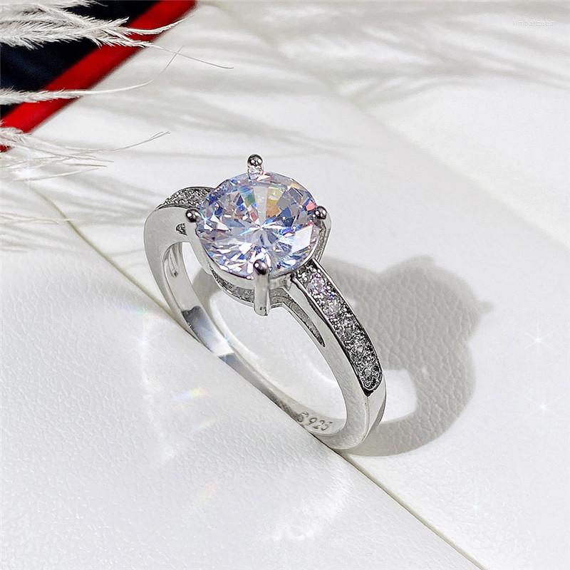 Wedding Rings VAGZEB Trend Eternity For Women Brilliant Round Cubic Zirconia Silver Color Crystal Timeless Style Jewelry
Wedding Rings VAGZEB Trend Eternity For Women Brilliant Round Cubic Zirconia Silver Color Crystal Timeless Style Jewelry