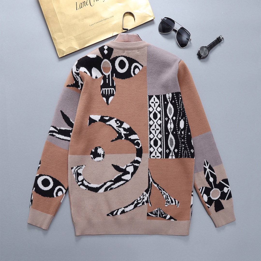 Designer Sweater Man for man Woman Knit Crow Neck Womens Fashion Letter Black white Long Sleeve Clothes Pullover hig h quality Top 126 
Designer Sweater Man for man Woman Knit Crow Neck Womens Fashion Letter Black white Long Sleeve Clothes Pullover hig h quality Top 126
